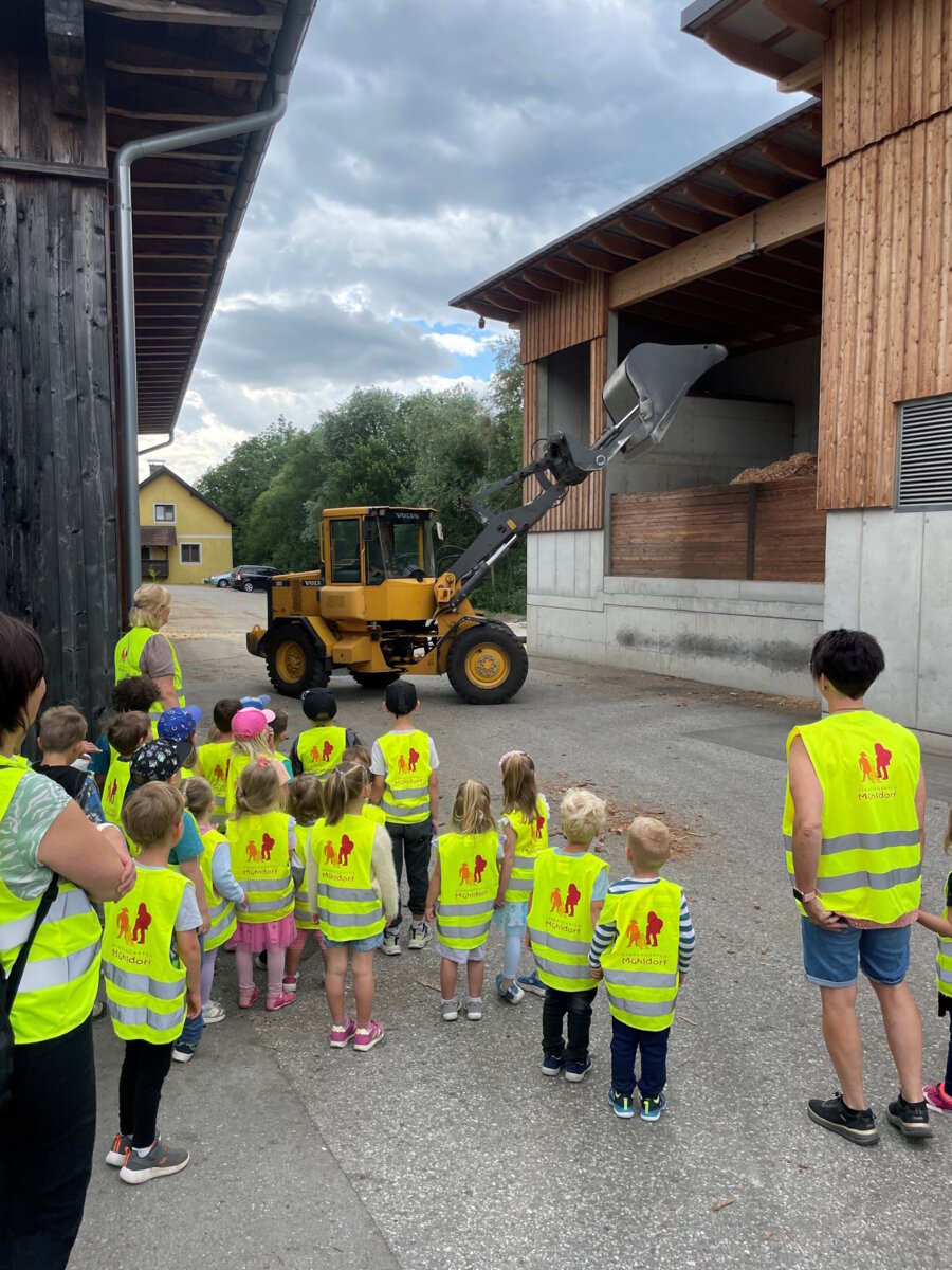 örtlichen Kindergarten zu Besuch